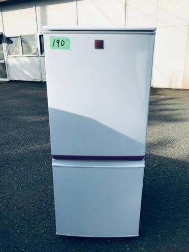 190番 SHARP✨ノンフロン冷凍冷蔵庫✨SJ-14E8-KP‼️