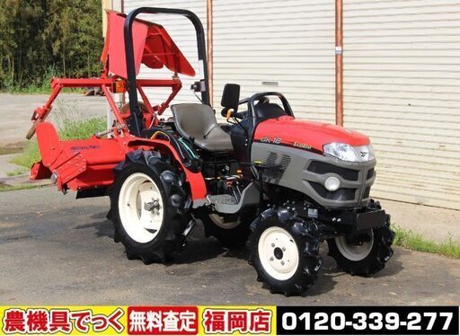 SOLD OUT】ヤンマ トラクター GK16 16馬力 自動水平 パワステ 4WD 実働 ...