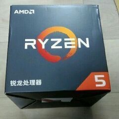 中国版 AMD Ryzen 5 2600 AM4 CPU 6コア...