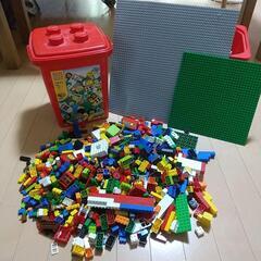 レゴ　赤バケツ＋基板　セット