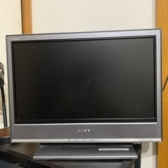 20インチテレビ（引越しのため18日まで）