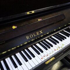 中古アップライトピアノ ROLEX 嵯峨野 大成ピアノ 高さ131cm 製造番号206**