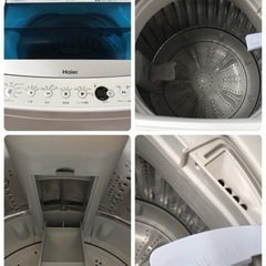 S282ハイアール HAIER JW-C55A W [全自動洗濯機 5.5kg ホワイト]⭐動作確認済⭐クリーニング済