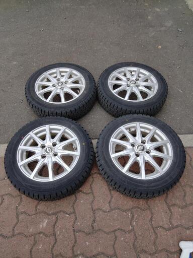 【最終値下げ】スタッドレスタイヤセット　155/65R14 2本 ①同時購入必須 155/65R14 スタッドレスセット