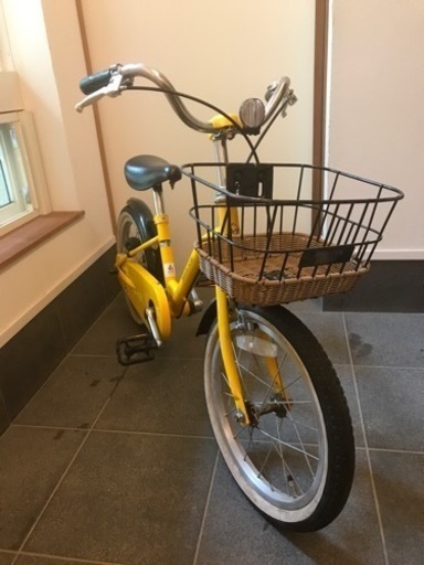 子供用 自転車 アサヒ 16 イエロー キッズ 女の子 男の子