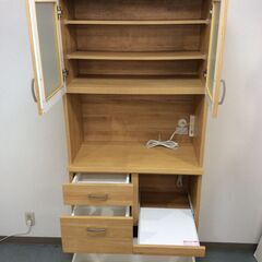 5/23受渡済）JT4023【NITORI/ニトリ 食器棚 幅80cm 】美品 コパン 