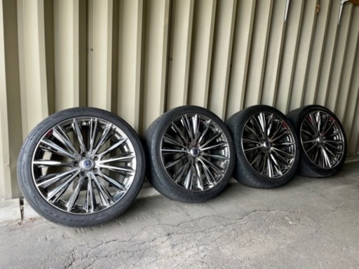 RAYS レイズ STRATAGIA VOUGE 20インチ 8.5J +45 18年タイヤ付き