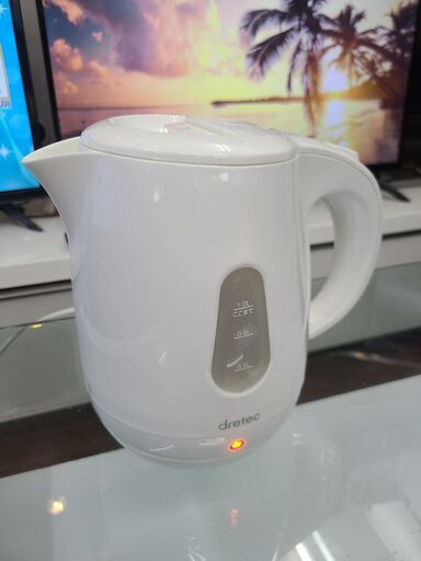 【リサイクルショップどりーむ天保山店】●2117●　ドリテック　電気ケトル　2015年製　容量1.0L　PO-129