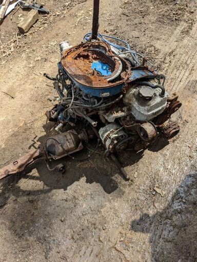 マツダファミリアのボロボロエンジン12000円売り ファッション 