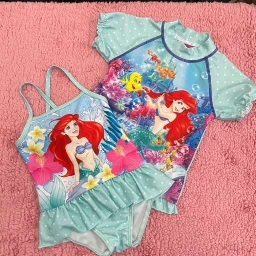 子供用水着 ラッシュガードセットディズニープリンセス アリエル ポニョ 八田のキッズ用品 子供 服 の中古あげます 譲ります ジモティーで不用品の処分
