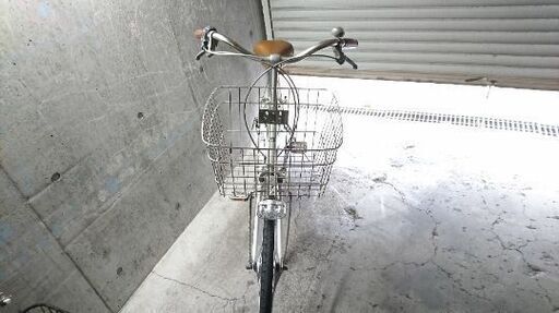 自転車中古 PACOCLAIRE 外装6段変速 オートライト ステンレスカゴ鍵