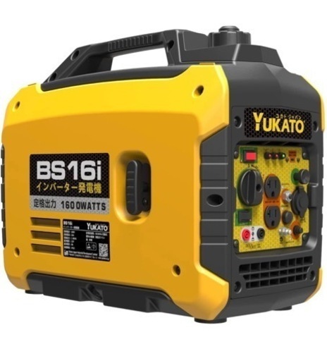 未使用新品インバーター発電機 高性能 定格出力1.6kVA 50Hz/60Hz 約15.5kg小型 軽量 持ち運び便利 地震 台風 停電