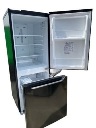 2018年製 ハイセンスHisense 冷蔵庫 パールブラック HR-D15CB [2ドア