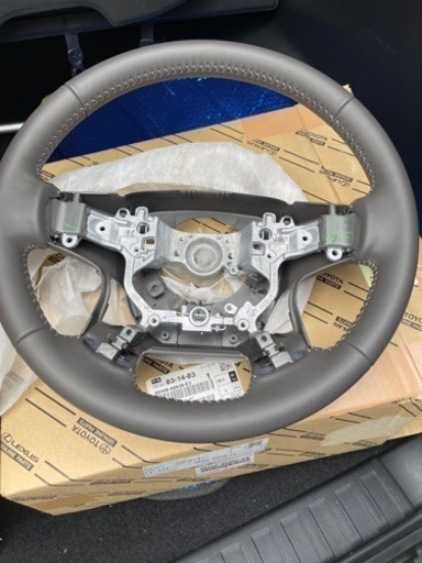 ハンドル ステアリング 150プラド 純正 本革 TOYOTA 純正ステアリング