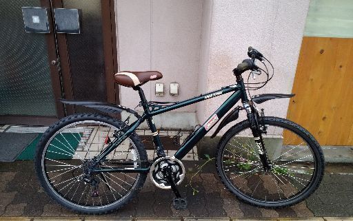 美品☆Coleman[コールマン]FIELD STAGE(フィールドステージ)26吋 MTB Fサス/18speed/ダークグリーン