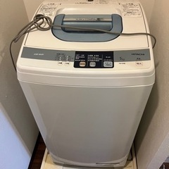 ヒタチ　5キロ洗濯機