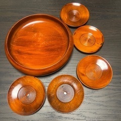 #17 木製皿セット
