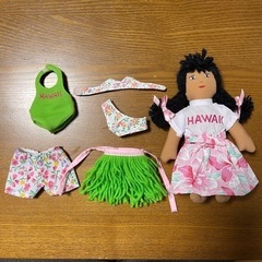 ハワイで買った着せ替え人形　フラ