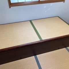 【ネット決済】収納付き畳ベッド