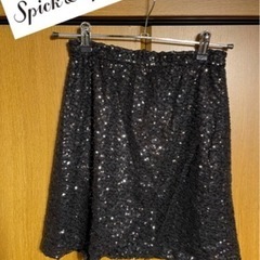 spick&span スパンコールスカート  