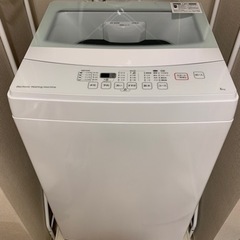 洗濯機 2019年9月購入 洗濯容量6kg