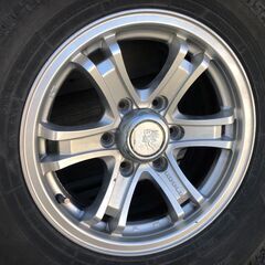 サーフ・ハイエース（200系）等、アルミホイル付スタッドレスタイヤ4本セット　265/70R16