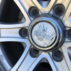 サーフ・ハイエース（200系）等、アルミホイル付スタッドレスタイヤ4本セット　265/70R16