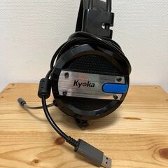 中古　ヘッドセット USB KYOKA 在宅勤務 ゲーミングヘッ...