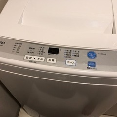 【譲渡きまりました】全自動電気洗濯機　家庭用　4.5kg