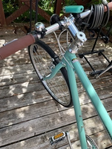 アサヒサイクル購入 超美品！スポーツサイクル ロードバイクミント