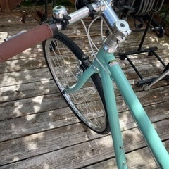 アサヒサイクル購入 超美品！スポーツサイクル ロードバイクミント