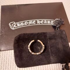 希少 クロムハーツ ダブルダガー オープンリング シルバー