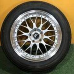 No.808 ブリヂストン BEO メッシュホイール 17インチ 17×7J 5穴 PCD114 