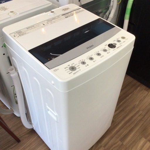 洗濯機 ハイアール  JW-C45D 2019年製 4.5kg.