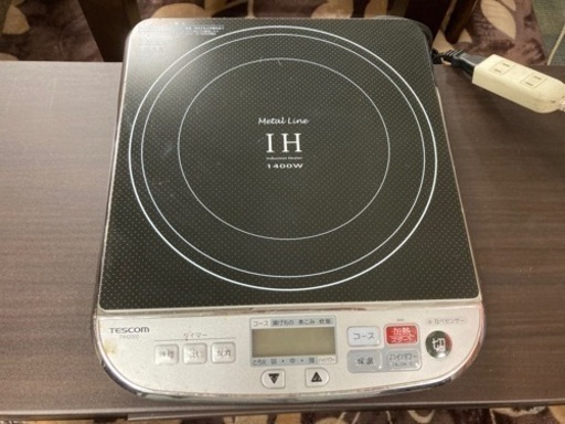 【5/5確約済み】【1400Wのハイパワー】TESCOM テスコム IH調理器 クッキングヒーター