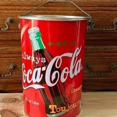 🌸【コカコーラ】ペール缶/アメリカン雑貨/収納/小物入れに
