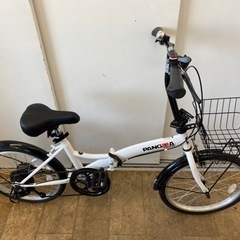 N205☆PANGAA製☆ノーパンクタイヤ☆20インチ折りたたみ自転車 