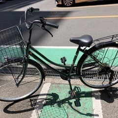 【受渡者決定】6ギア　26インチ自転車