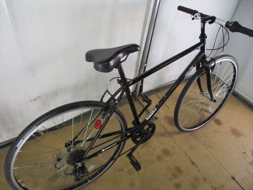 B911☆9800円☆整備済み スポーツ中古自転車 ブラック 6段変速【クロス