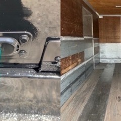 No.620 アルミバン 4ｔ 車 アルミ 箱 バイク 倉庫 トラック コンテナ 米 保管庫 物置 DIY