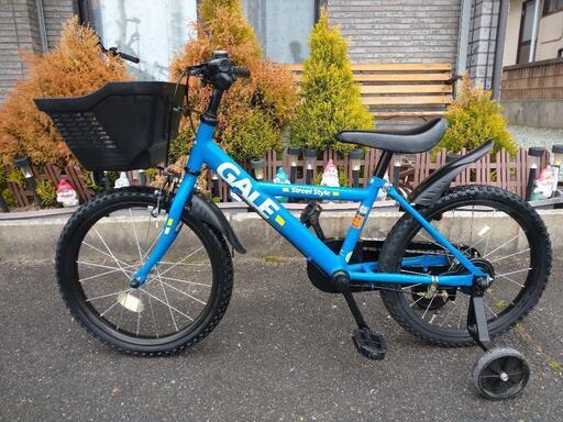 子供自転車ギャレD18インチブルー引き取り限定