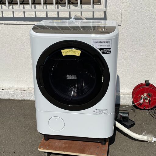2021年製 HITACHI BD-NV120FL ドラム式電気洗濯乾燥機 12.0Kg 洗濯機 日立 菊倉NS
