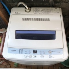 全自動洗濯機　6kg（アクア）2012年製