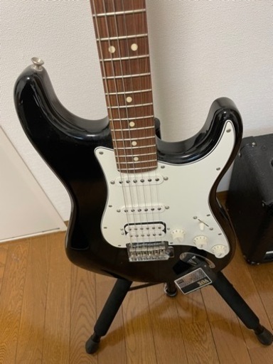 引越し 急募 ギター 使用頻度数回 フェンダー Fender ブラック 黒