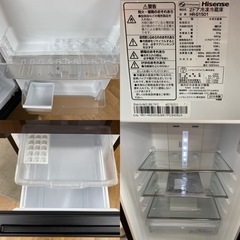 I555☆ Hisense 冷蔵庫 (154L) 2ドア 2019年製 ⭐動作確認済
