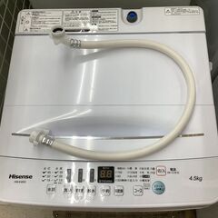 Hisense/ハイセンス 4.5kg 洗濯機 HW-E4503 2021年製【ユーズドユーズ 