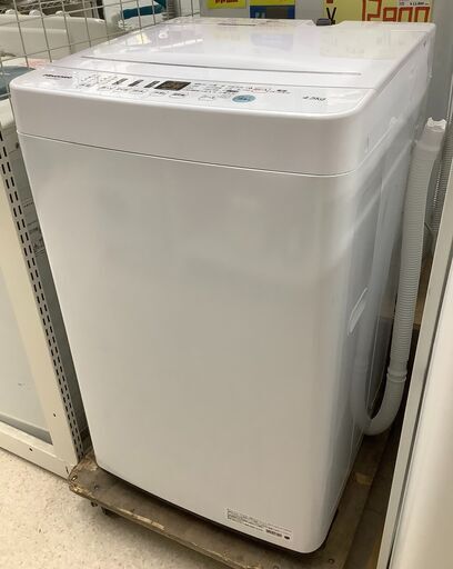 Hisense/ハイセンス 4.5kg 洗濯機 HW-E4503 2021年製【ユーズドユーズ名古屋天白店】 J1728