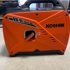 工進(KOSHIN) インバーター 正弦波 発電機 (定格出力0.9kVA) GV-9i