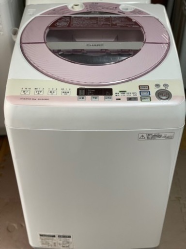 送料・設置込み　洗濯機　8kg SHARP 2014年