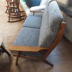 【愛品倶楽部柏店】 値下げしました　東京インテリア　if HOME オークライフシリーズ　ハイバックアームソファー３P＆１Pセット　【愛品倶楽部柏店】